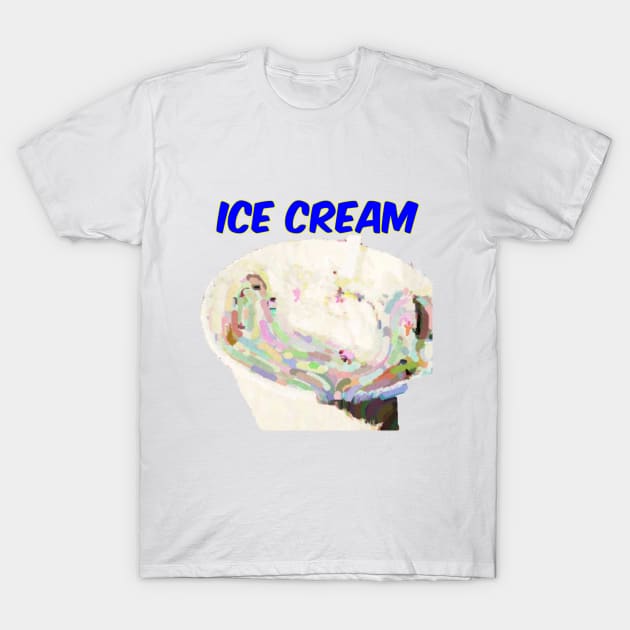 Ice Cream T-Shirt by LordSelrahc